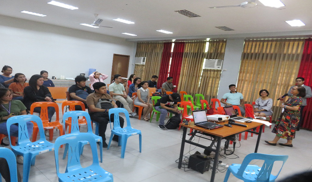 Dr. Nimfa B. Ogena opens the career talk event